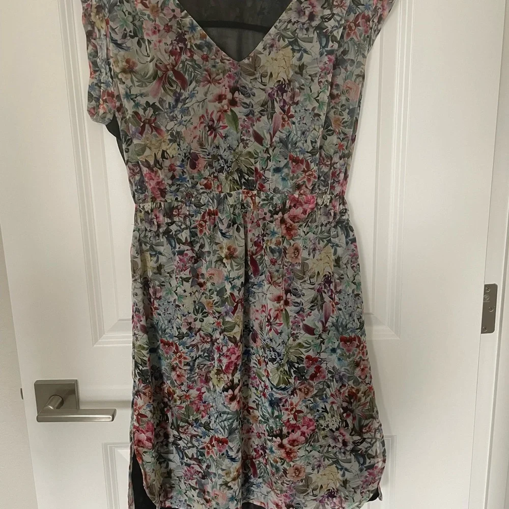 Zara Floral Mini Dress - Multicolor - Picture 1 of 2